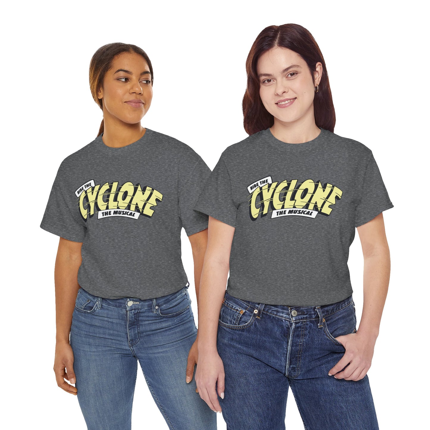 RIDE THE CYCLONE, LOGO, Unisex Heavy Cotton Tee