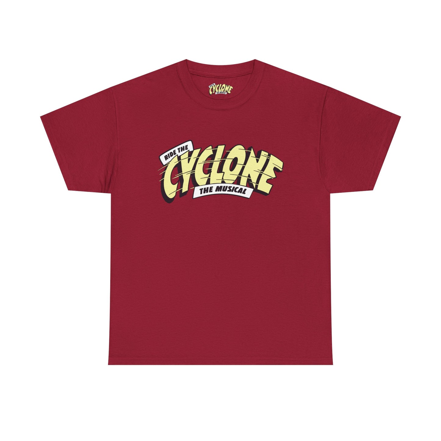 RIDE THE CYCLONE, LOGO, Unisex Heavy Cotton Tee