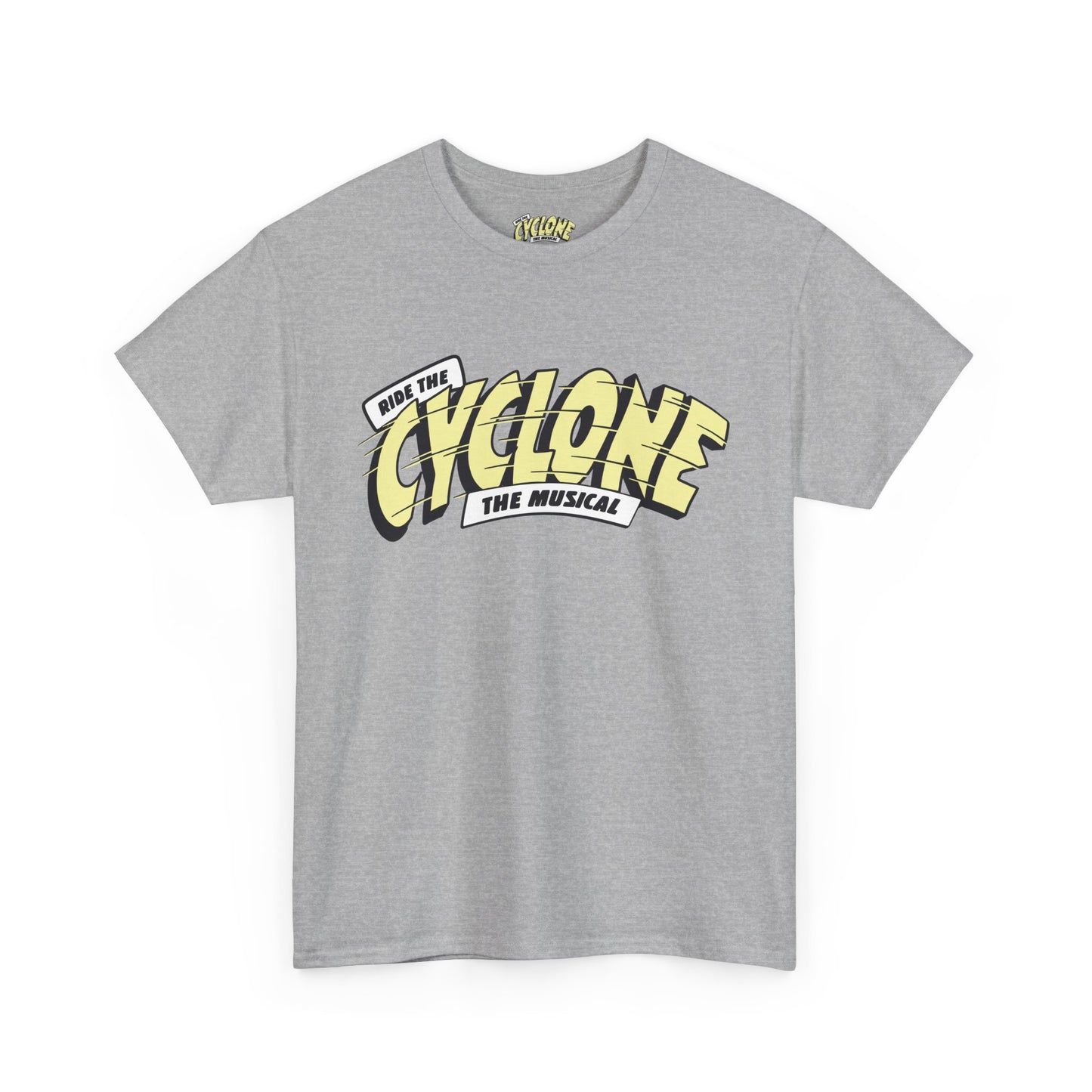 RIDE THE CYCLONE, LOGO, Unisex Heavy Cotton Tee
