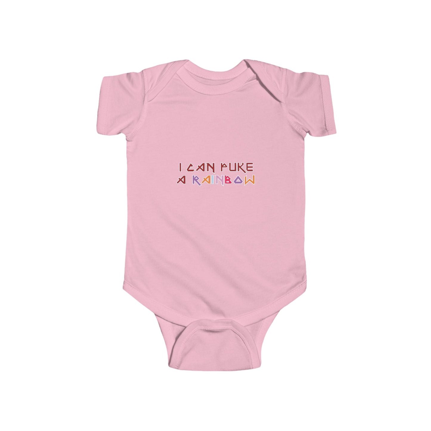 RIDE THE CYCLONE, I CAN PUKE A RAINBOW, Infant Fine Jersey Bodysuit