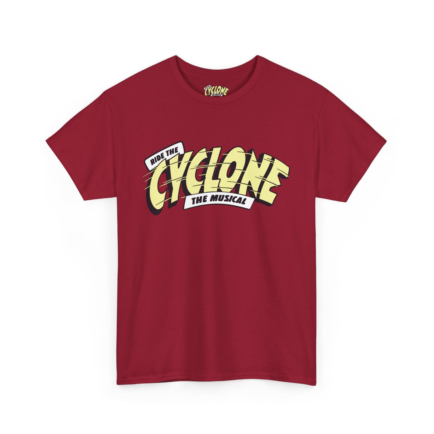 RIDE THE CYCLONE, LOGO, Unisex Heavy Cotton Tee