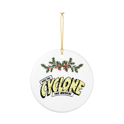 RIDE THE CYCLONE, Ceramic Decoration Ornament, (1pc)