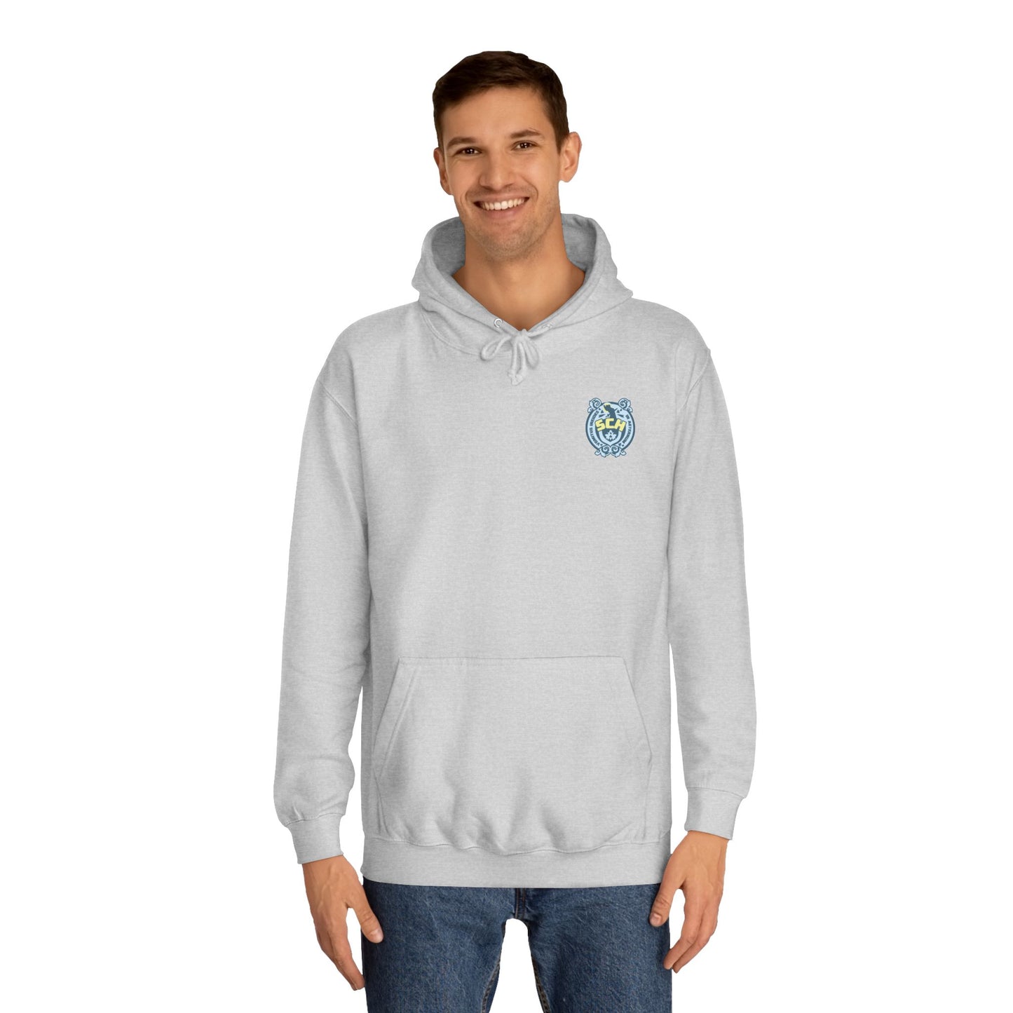 RIDE THE CYCLONE, VIRGIL ON BACK, Unisex College Hoodie