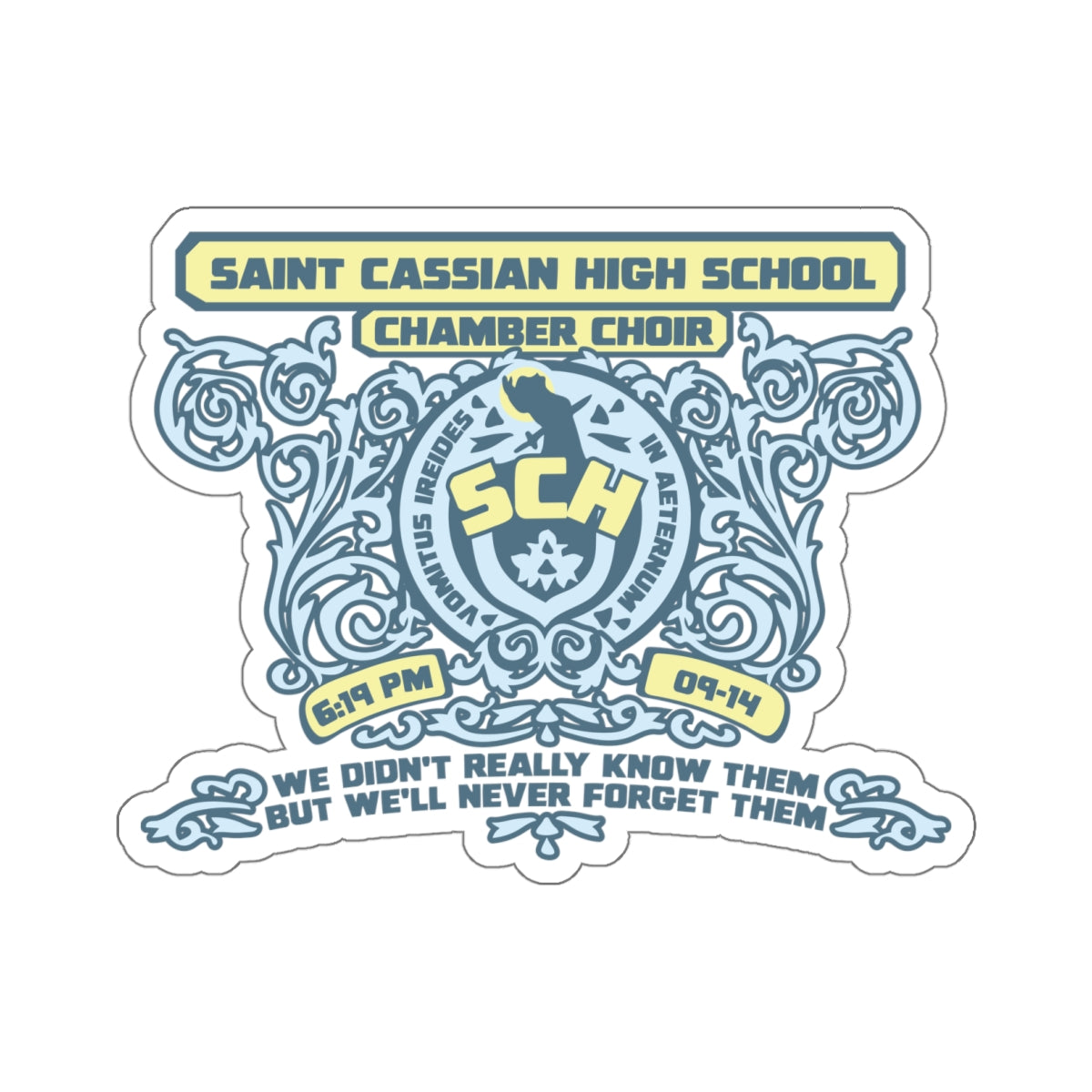 RIDE THE CYCLONE, ST CASSIAN, Kiss-Cut Stickers