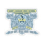 RIDE THE CYCLONE, ST CASSIAN, Kiss-Cut Stickers