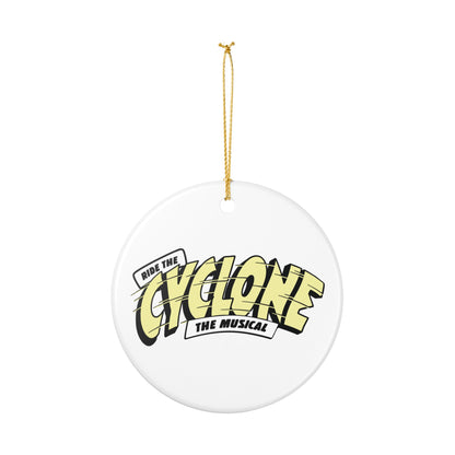 RIDE THE CYCLONE, Ceramic Decoration Ornament, (1pc)
