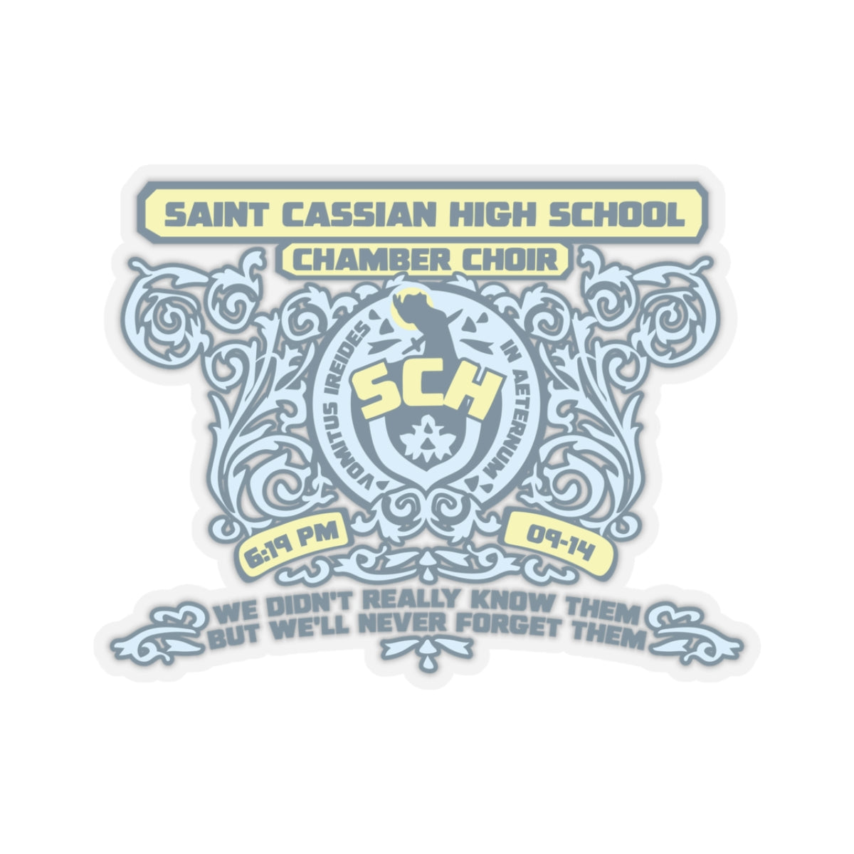 RIDE THE CYCLONE, ST CASSIAN, Kiss-Cut Stickers