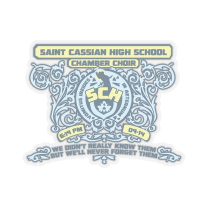 RIDE THE CYCLONE, ST CASSIAN, Kiss-Cut Stickers