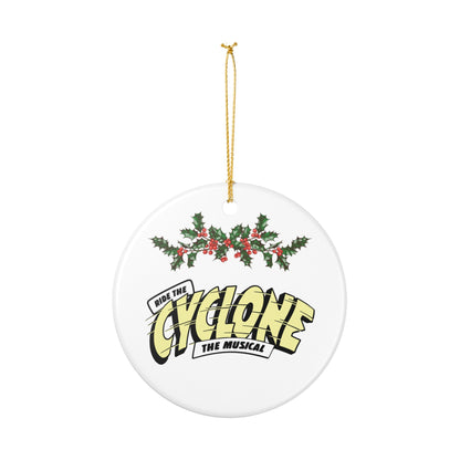 RIDE THE CYCLONE, Ceramic Decoration Ornament, (1pc)