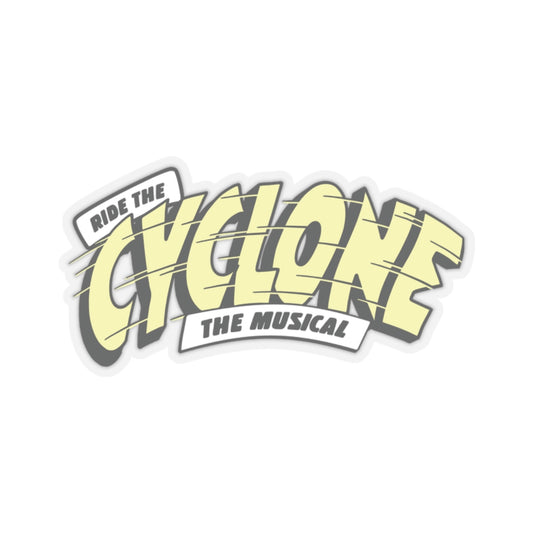 RIDE THE CYCLONE, LOGO, Kiss-Cut Stickers