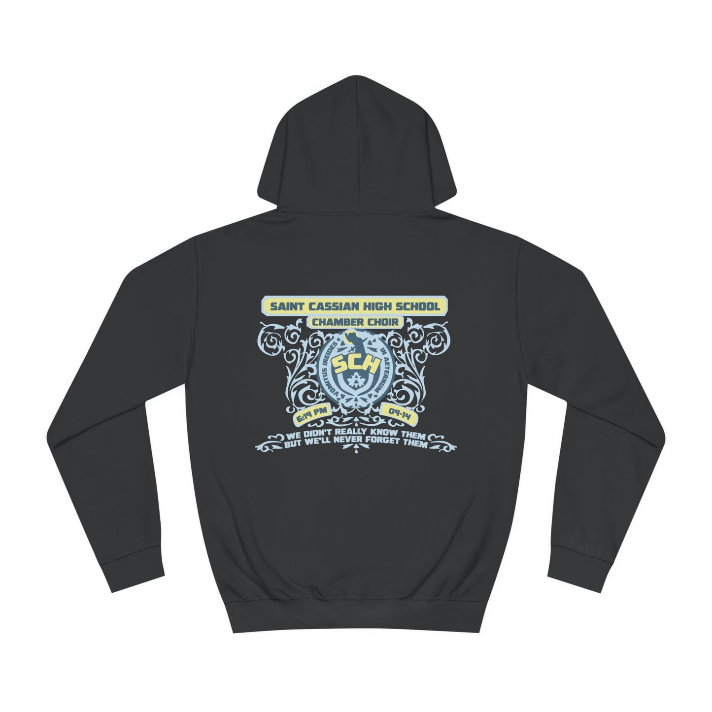 RIDE THE CYCLONE, ST CASSIAN, Unisex College Hoodie