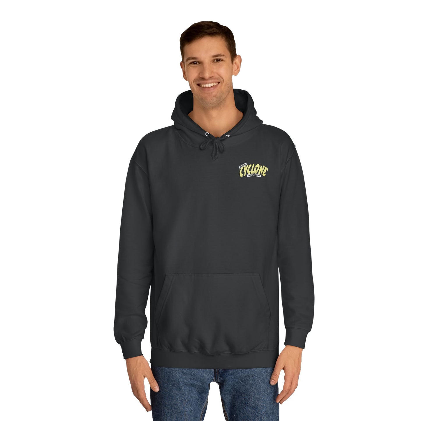 RIDE THE CYCLONE, ST CASSIAN, Unisex College Hoodie