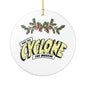 RIDE THE CYCLONE, Ceramic Decoration Ornament, (1pc)