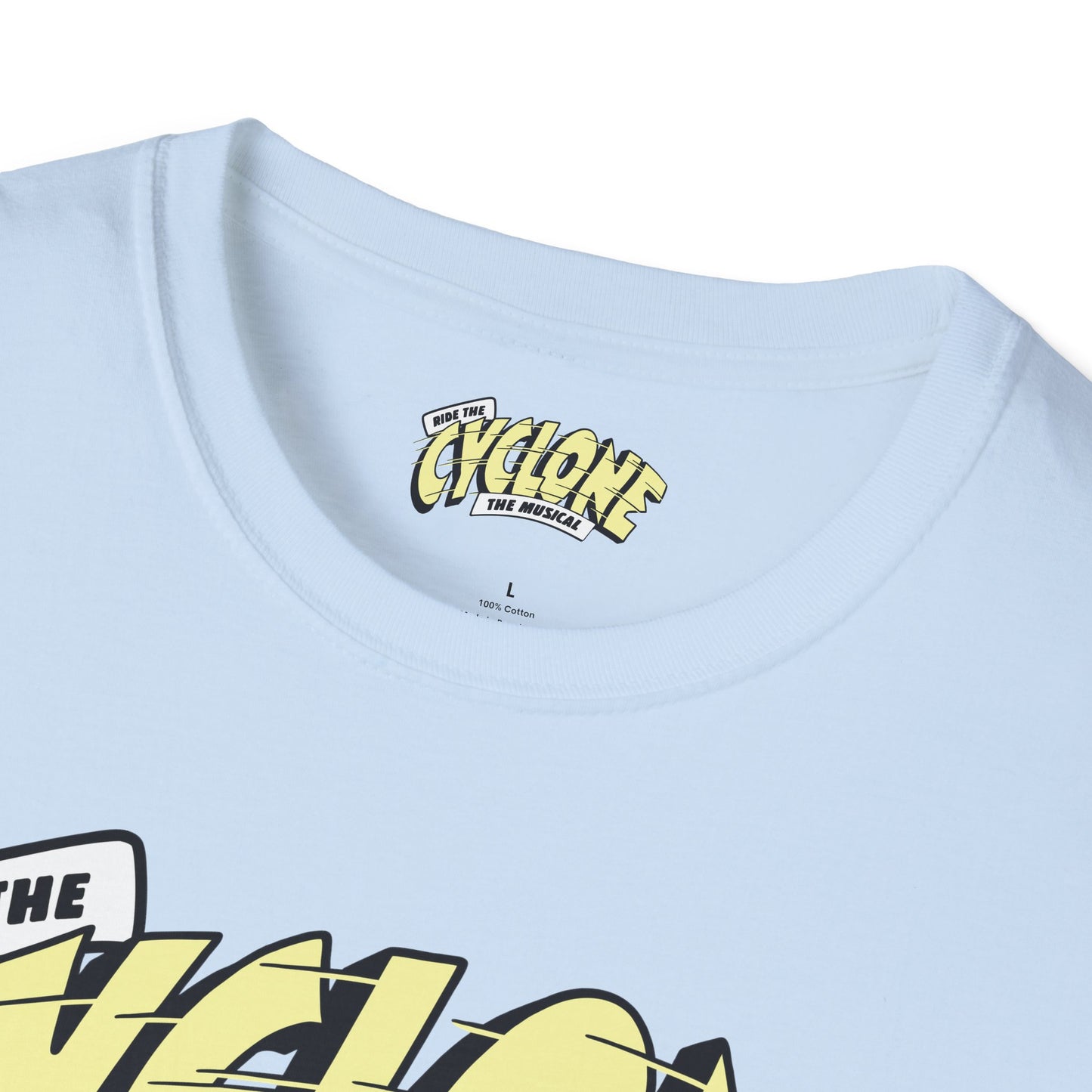 RIDE THE CYCLONE, LOGO, LONDON