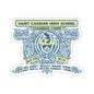 RIDE THE CYCLONE, ST CASSIAN, Kiss-Cut Stickers