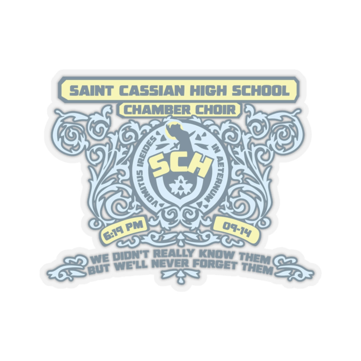 RIDE THE CYCLONE, ST CASSIAN, Kiss-Cut Stickers