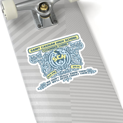 RIDE THE CYCLONE, ST CASSIAN, Kiss-Cut Stickers