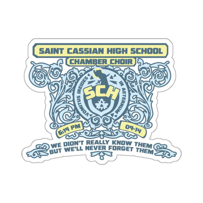 RIDE THE CYCLONE, ST CASSIAN, Kiss-Cut Stickers