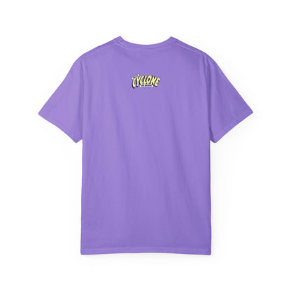 RIDE THE CYCLONE, JESUS ON A BIKE, Unisex Garment-Dyed T-shirt