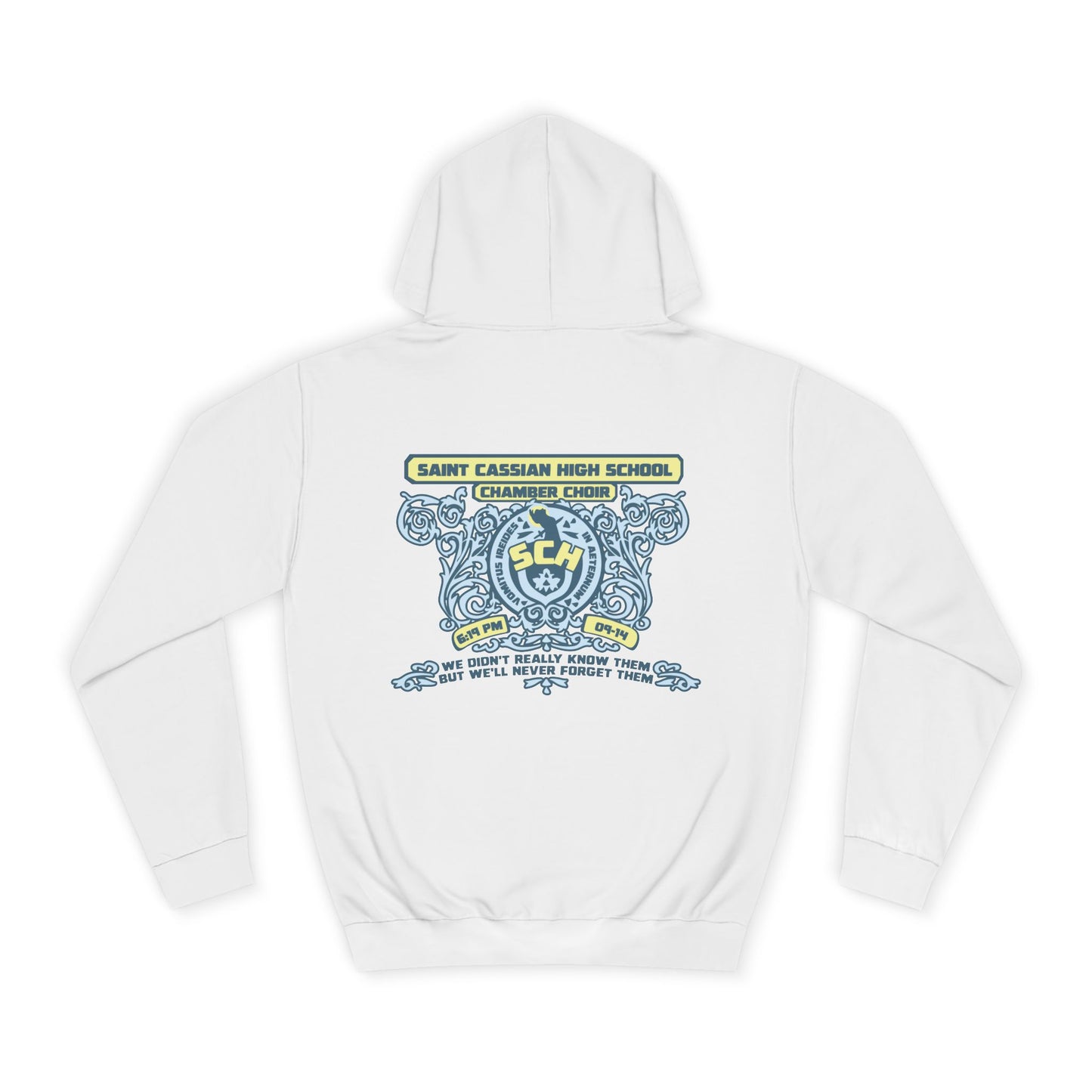RIDE THE CYCLONE, ST CASSIAN, Unisex College Hoodie