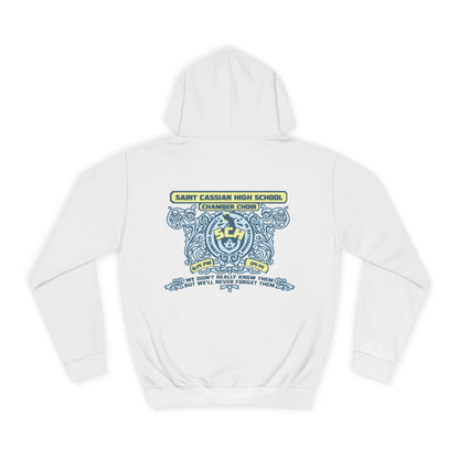 RIDE THE CYCLONE, ST CASSIAN, Unisex College Hoodie