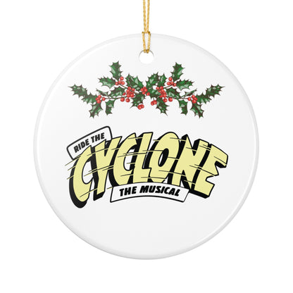 RIDE THE CYCLONE, Ceramic Decoration Ornament, (1pc)