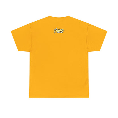 RIDE THE CYCLONE, 09-14-6:PM, BLACK LETTERS, Unisex Heavy Cotton Tee