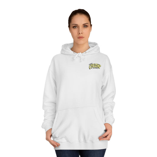 RIDE THE CYCLONE, ST CASSIAN, Unisex College Hoodie