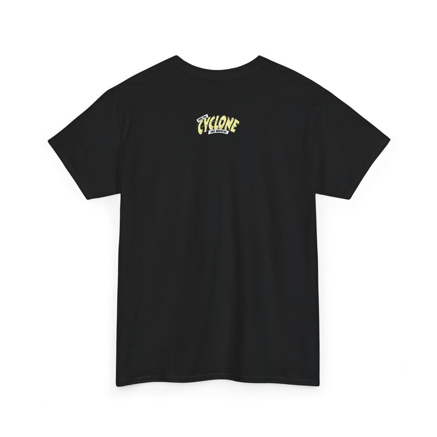 RIDE THE CYCLONE, 09-14,6:19PM, WHITE LETTERS, Unisex Heavy Cotton Tee