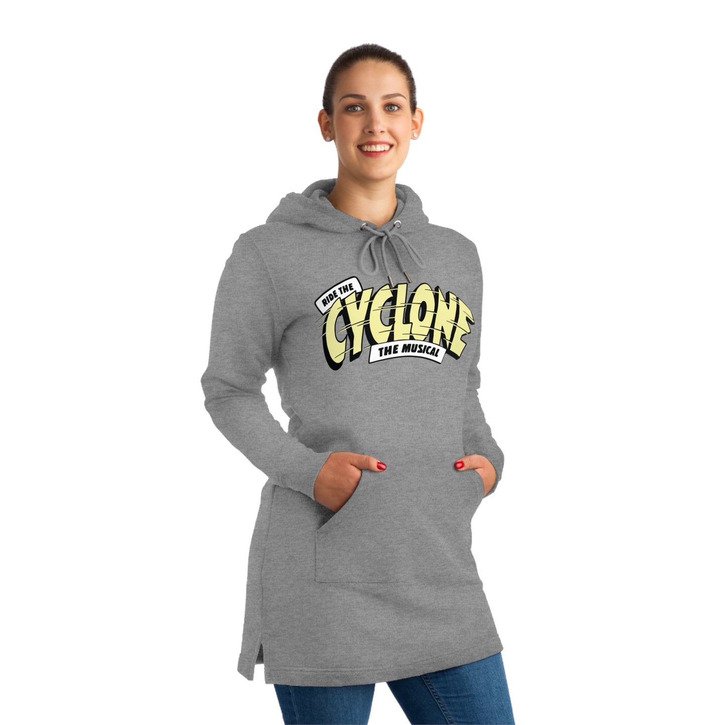 RIDE THE CYCLONE, LOGO, Streeter Hoodie Dress